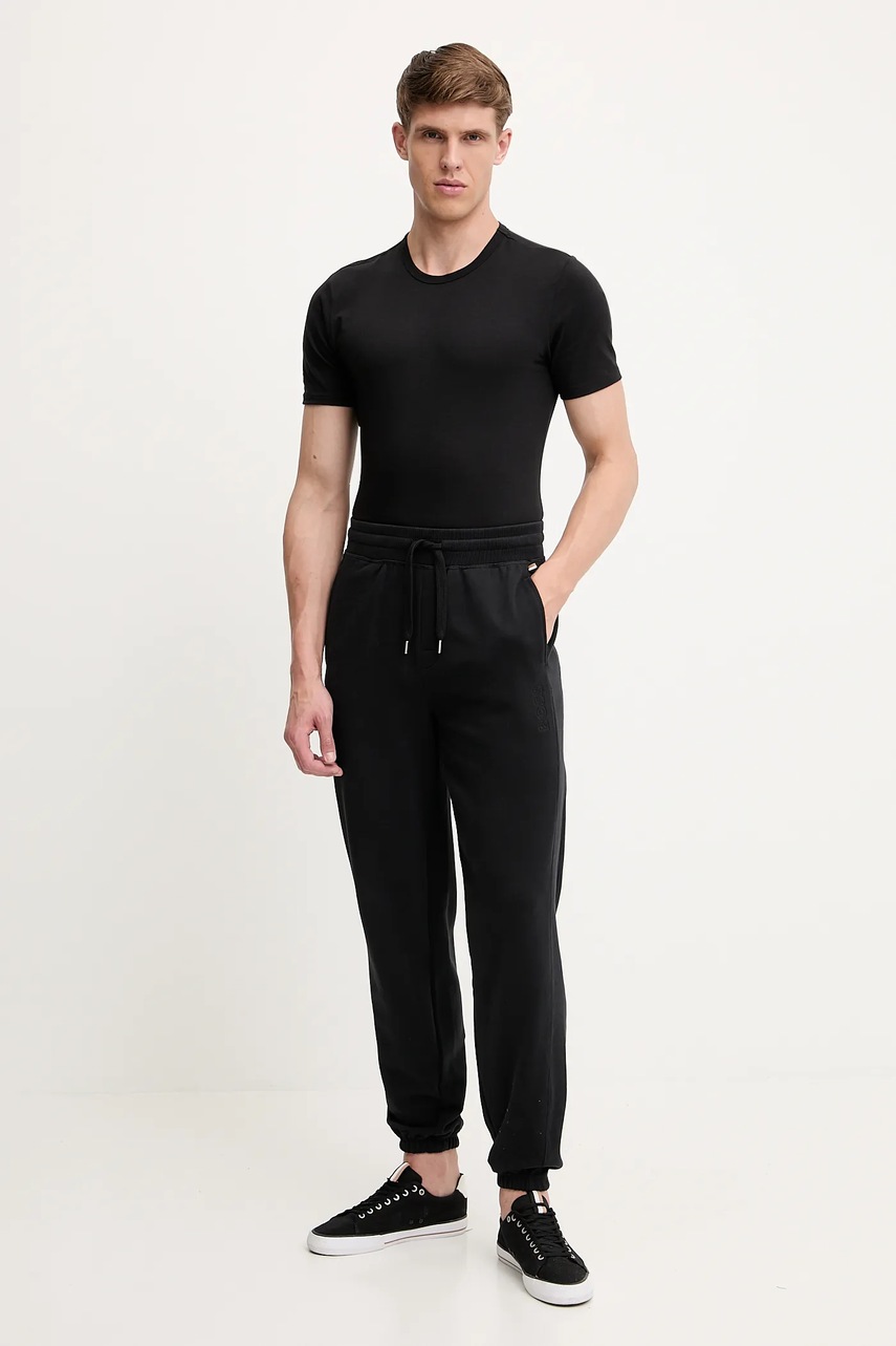 Штаны лаунж BOSS цвет чёрный однотонные 50540523 Штаны лаунж BOSS цвет чёрный однотонные 50540523