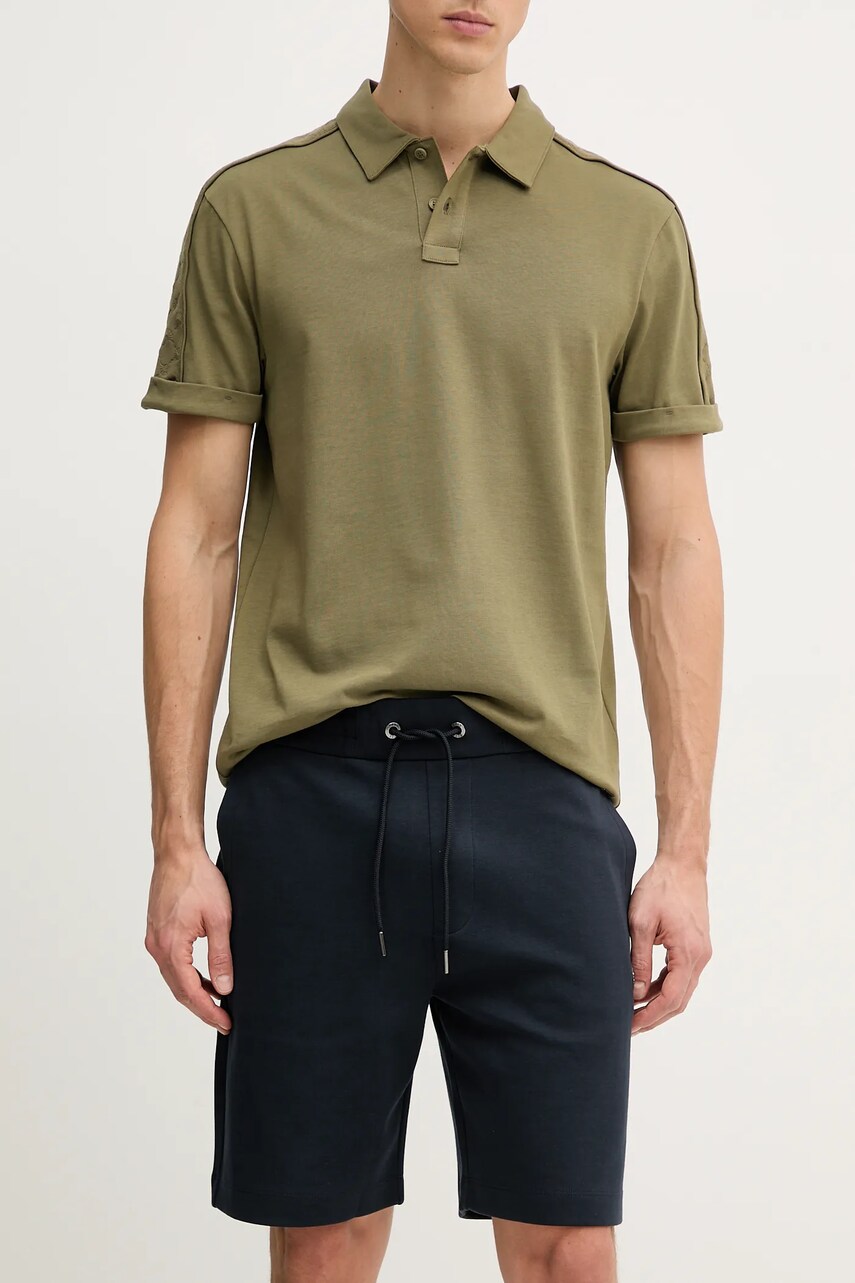 BOSS pantaloni scurti barbati, culoarea albastru marin, 50537277