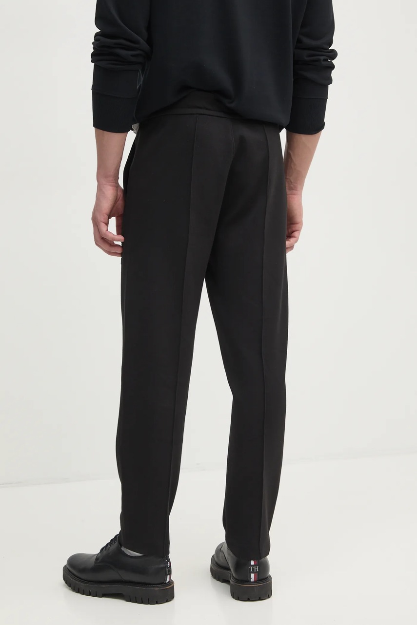 Штани Calvin Klein чоловічі колір чорний облягаючі K10K114251 