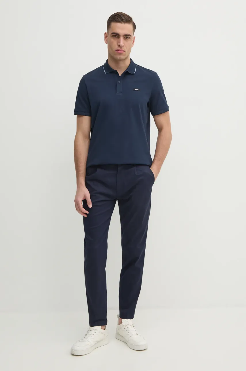 Брюки Calvin Klein мужские цвет синий фасон chinos K10K114104 Брюки Calvin Klein мужские цвет синий фасон chinos K10K114104
