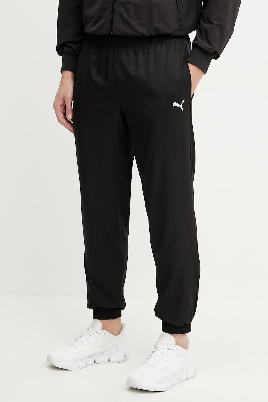 Puma pantaloni de trening culoarea negru, uni, 682622