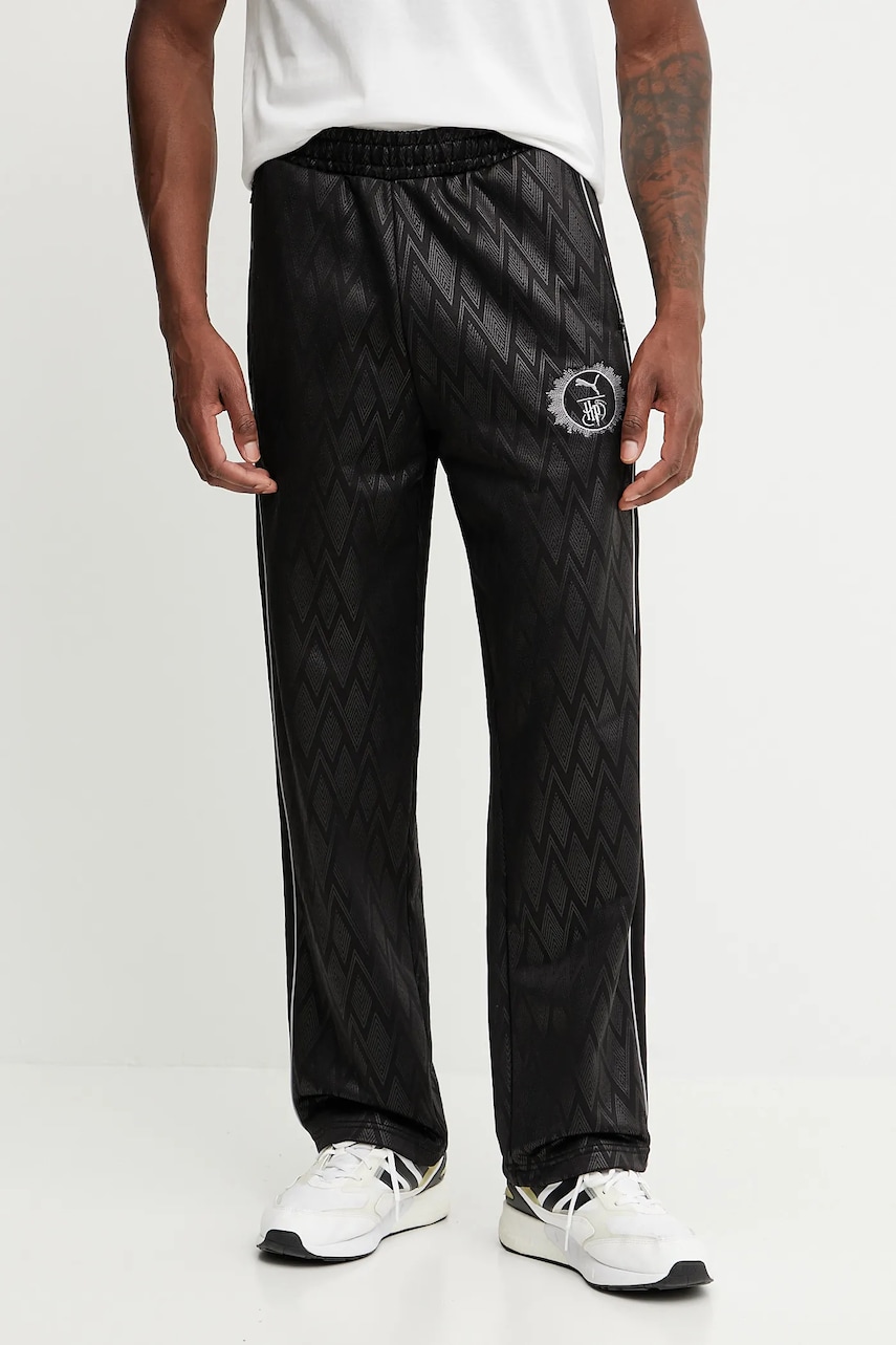 Puma pantaloni de trening din bumbac PUMA x HARRY POTTER culoarea negru, 630095