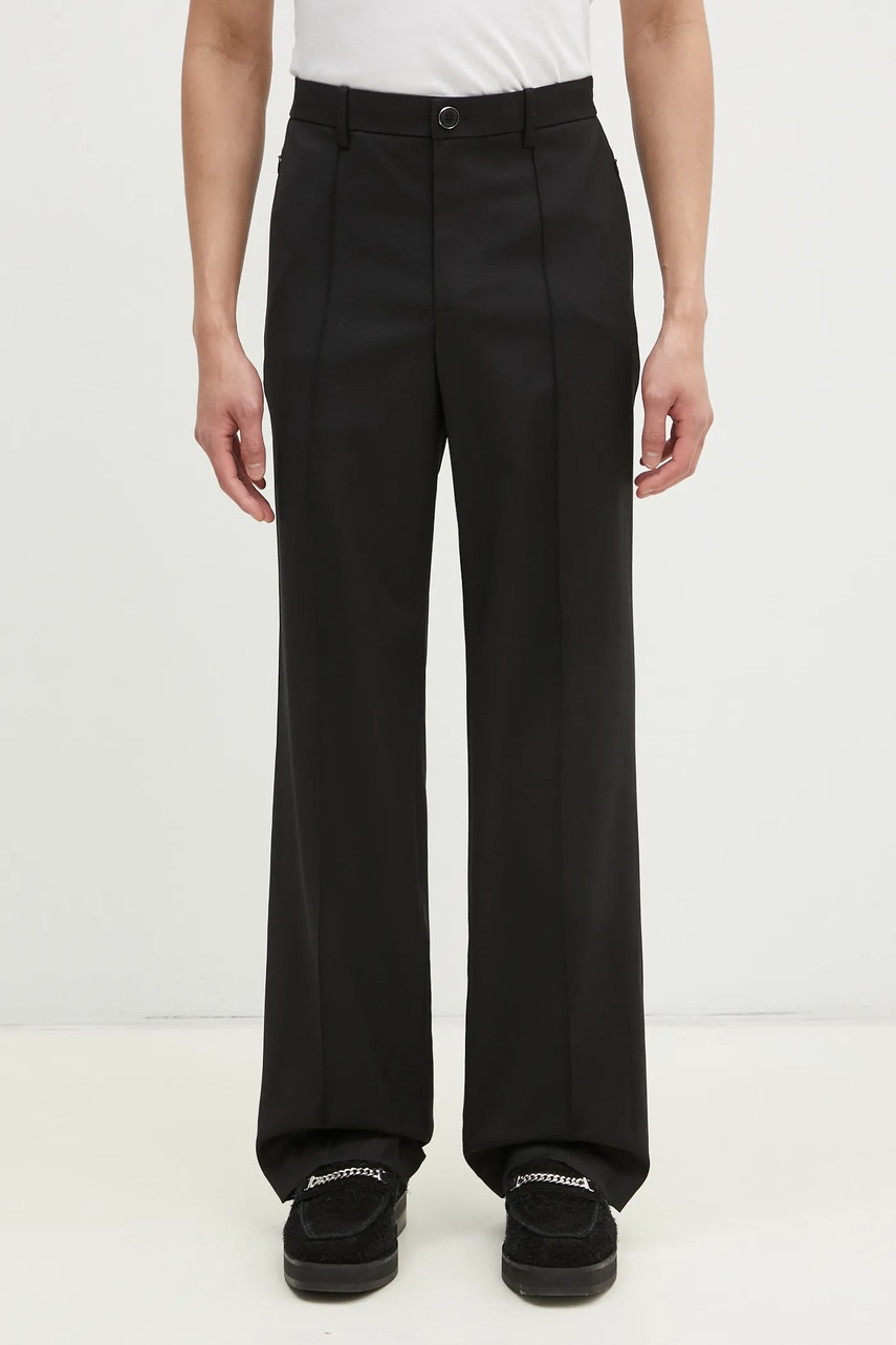 Helmut Lang pantaloni de lână Relaxed Trouser.Suit