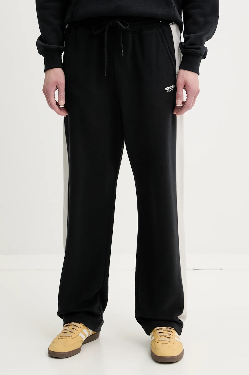 Hollister Co. pantaloni de trening culoarea negru, modelator, KI334-5012