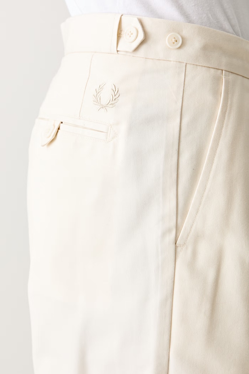 Fred Perry spodnie z bawełną męskie (zdjęcie 4)