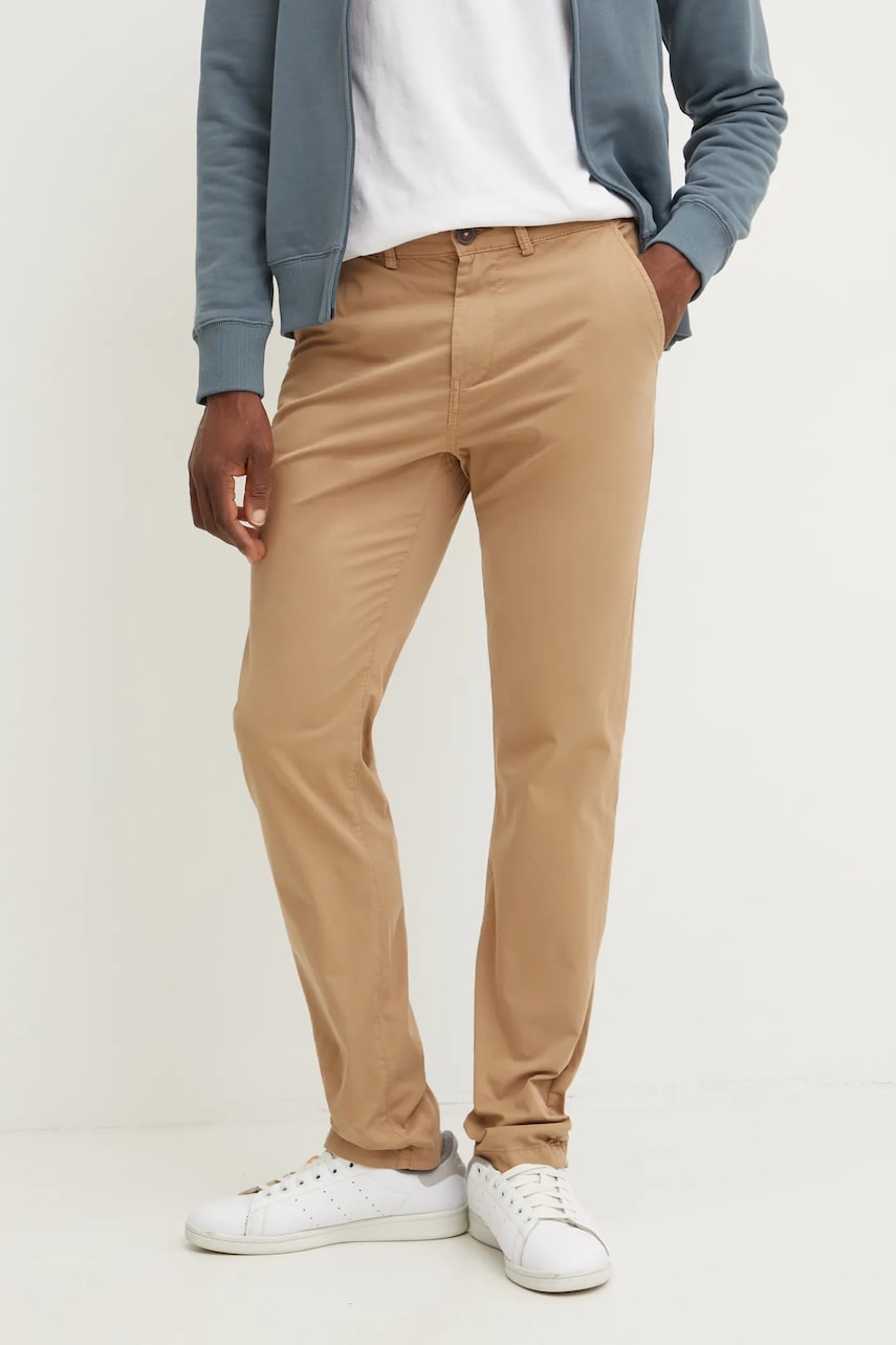 Napapijri pantaloni M-Puyo barbati, culoarea verde, drept, NP0A4H98N1Q1 Napapijri pantaloni M-Puyo barbati, culoarea verde, drept, NP0A4H98N1Q1