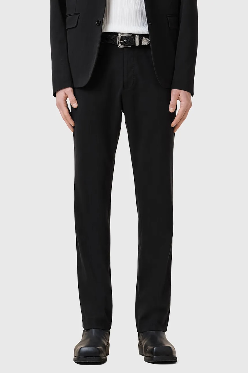 Брюки AllSaints BAY мужские цвет чёрный прямые M018QC Брюки AllSaints BAY мужские цвет чёрный прямые M018QC