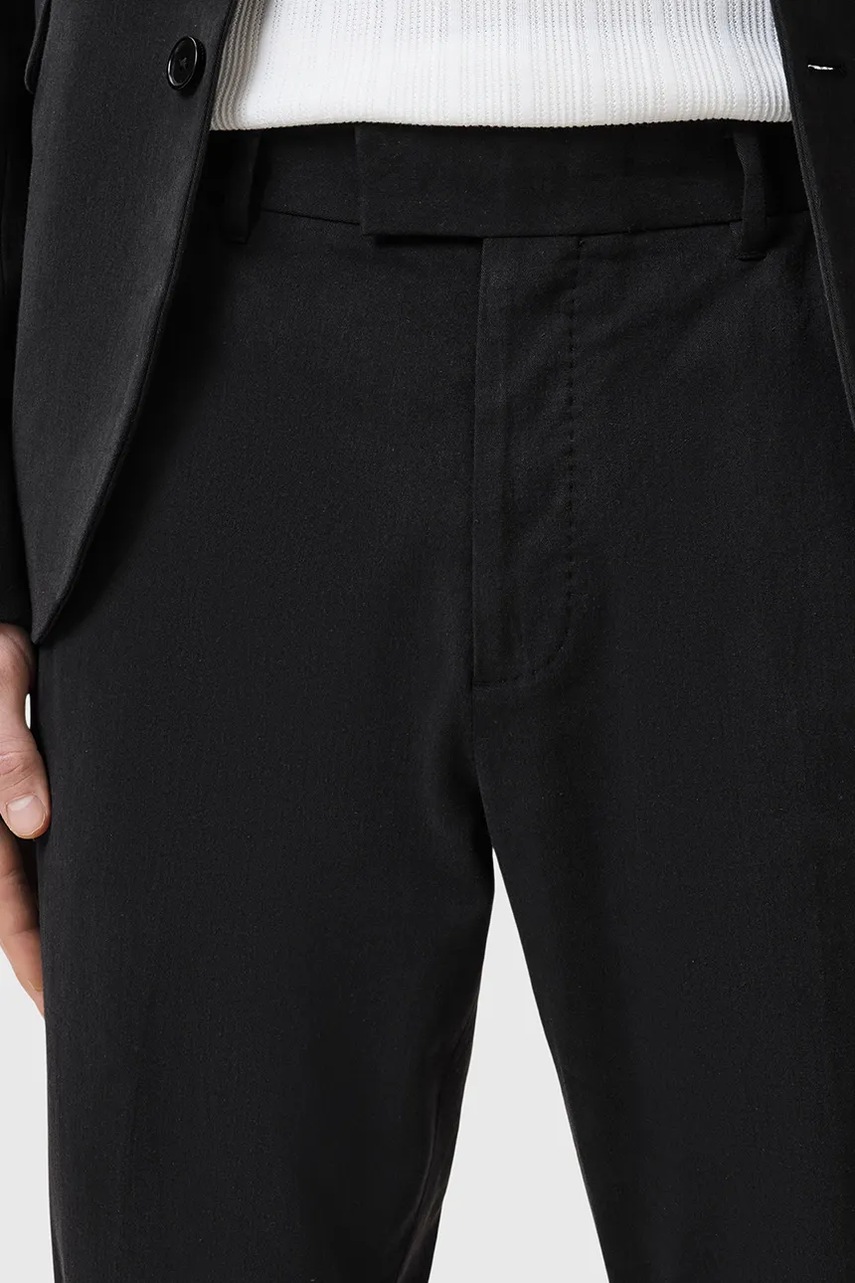 Штани AllSaints BAY чоловічі колір чорний прямі M018QC 