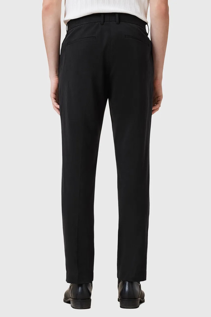 Штани AllSaints BAY чоловічі колір чорний прямі M018QC 
