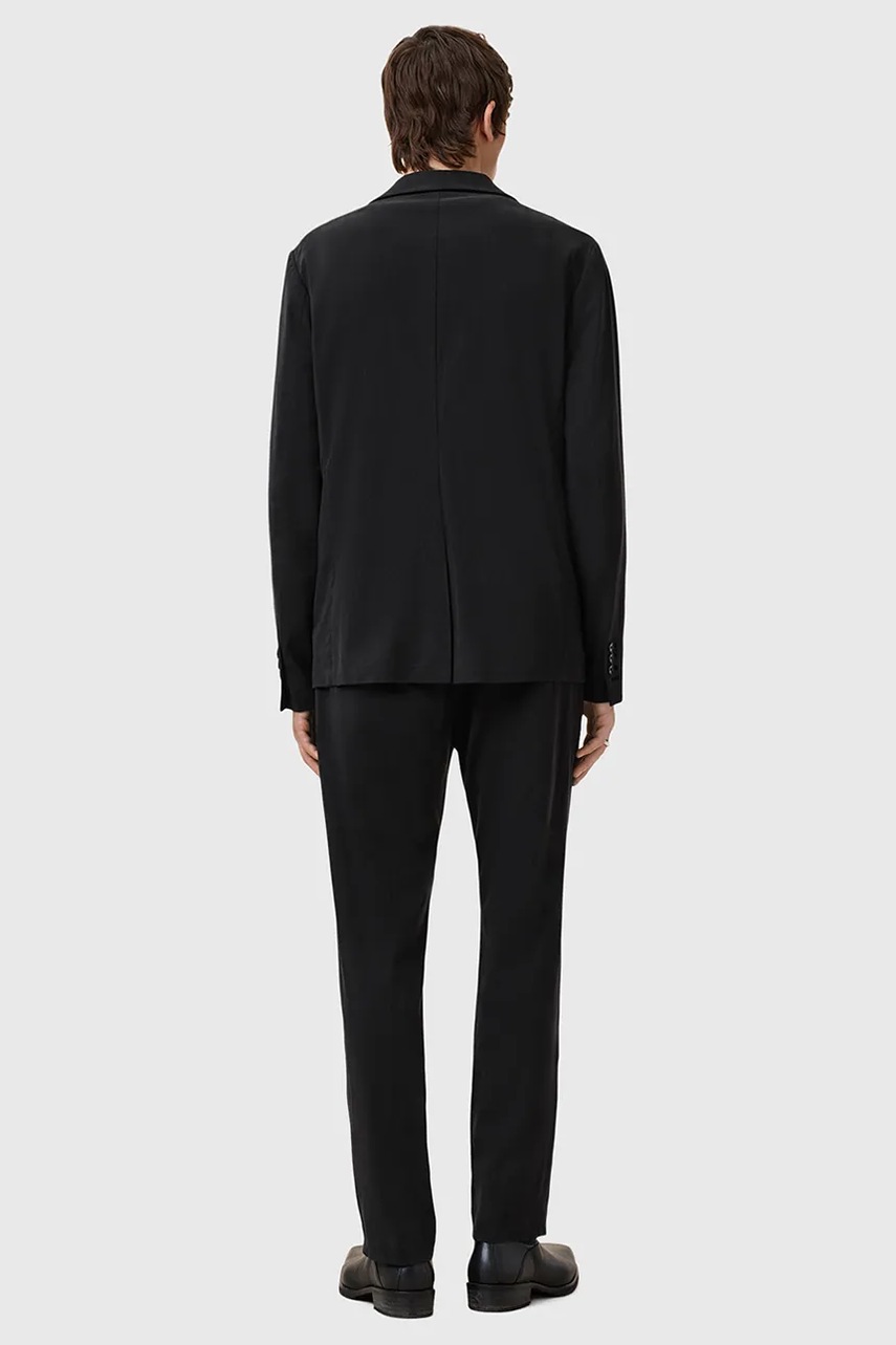 Штани AllSaints BAY чоловічі колір чорний прямі M018QC 