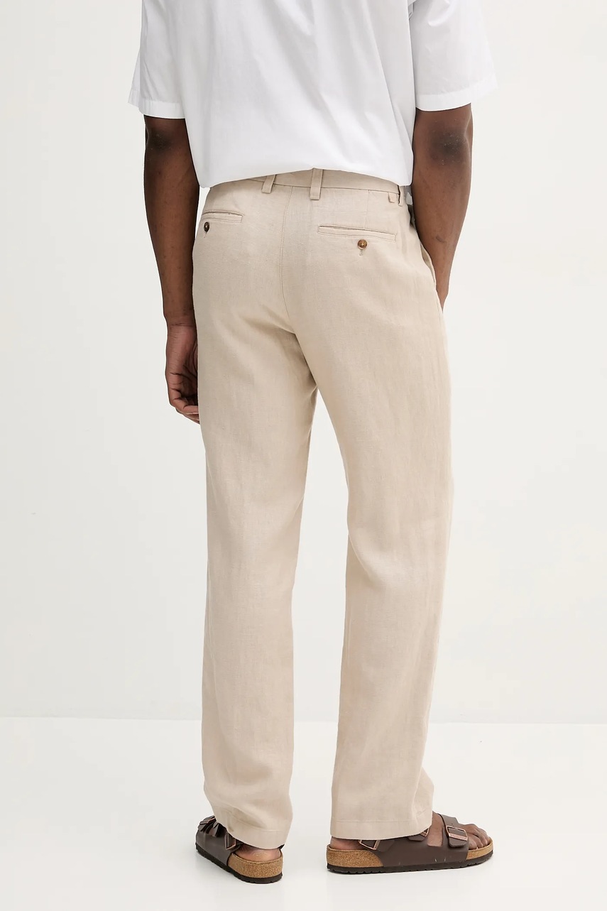 Lněné kalhoty Michael Kors (obrázek 3)