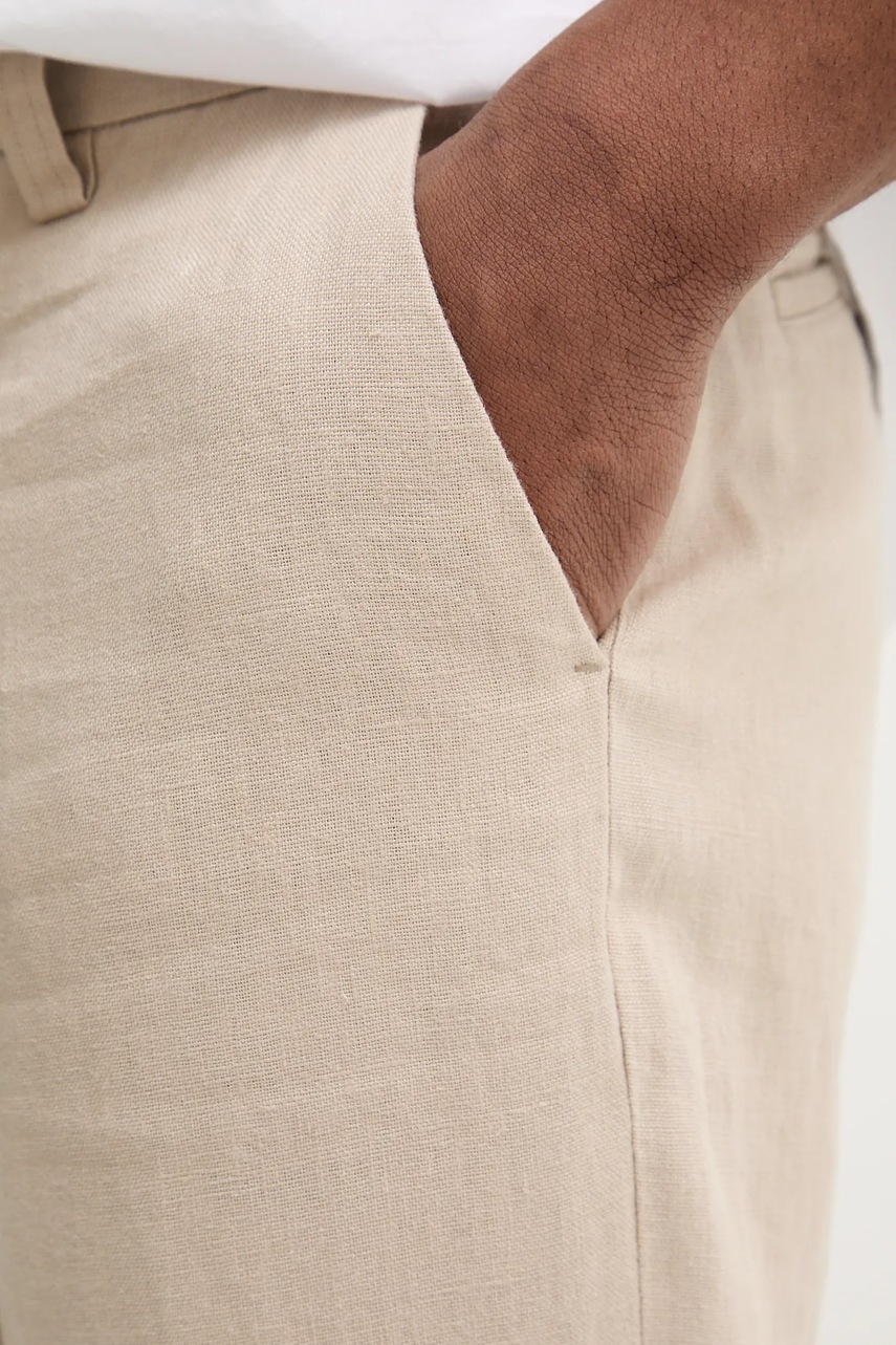 Lněné kalhoty Michael Kors (obrázek 4)