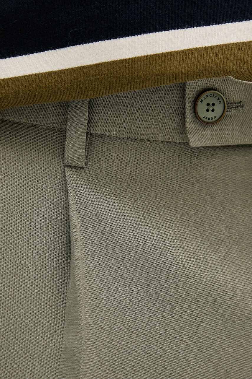 Kalhoty s příměsí lnu Marciano by Guess MAX (obrázek 4)