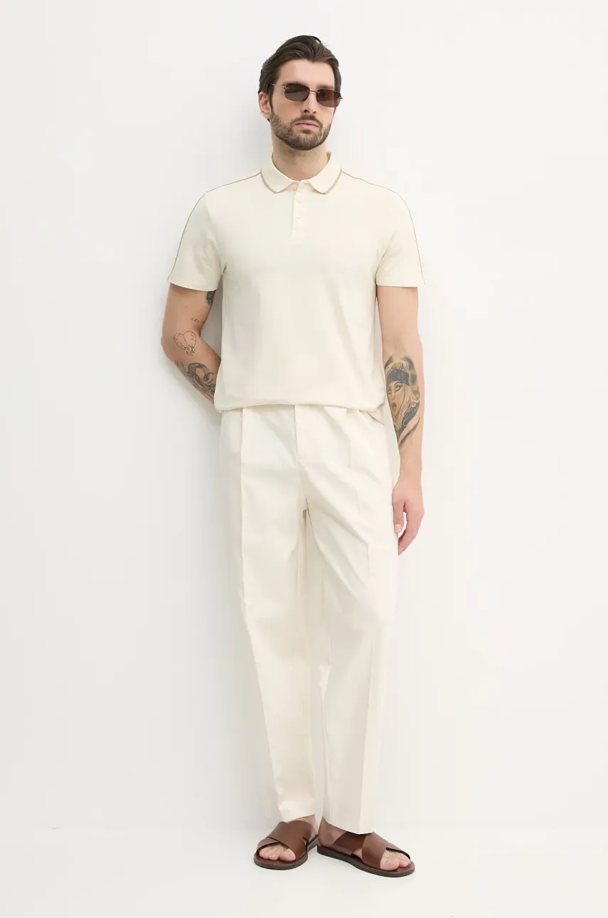 Брюки Marciano Guess ADAM мужские цвет бежевый фасон chinos 5GHB23 2304Z Брюки Marciano Guess ADAM мужские цвет бежевый фасон chinos 5GHB23 2304Z
