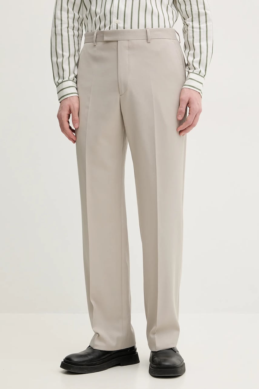 Sunflower pantaloni barbati, culoarea bej, drept, 4168. Sunflower pantaloni barbati, culoarea bej, drept, 4168.
