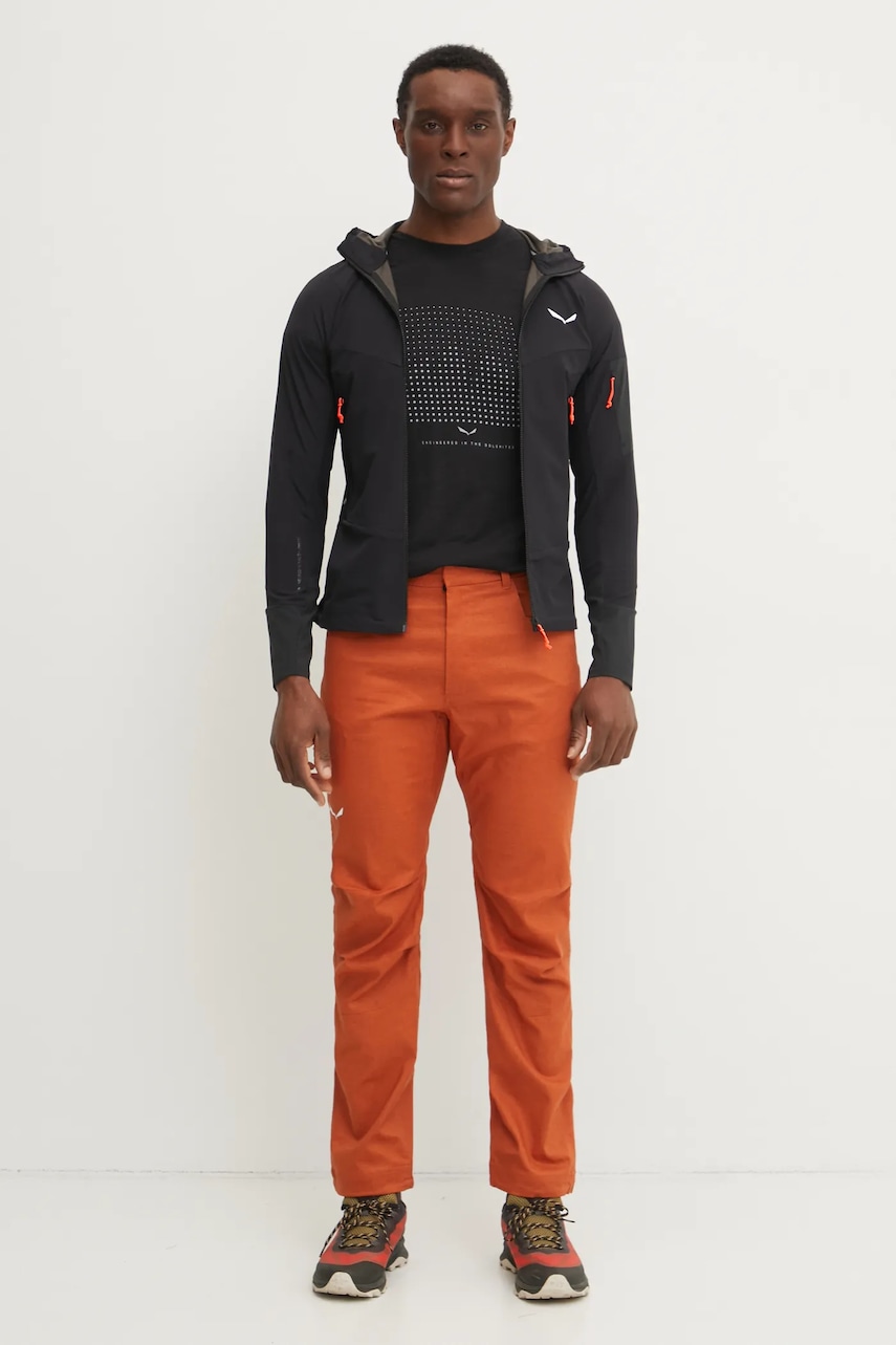 Брюки outdoor Salewa Agner Hemp цвет оранжевый 00.0000029074 Брюки outdoor Salewa Agner Hemp цвет оранжевый 00.0000029074