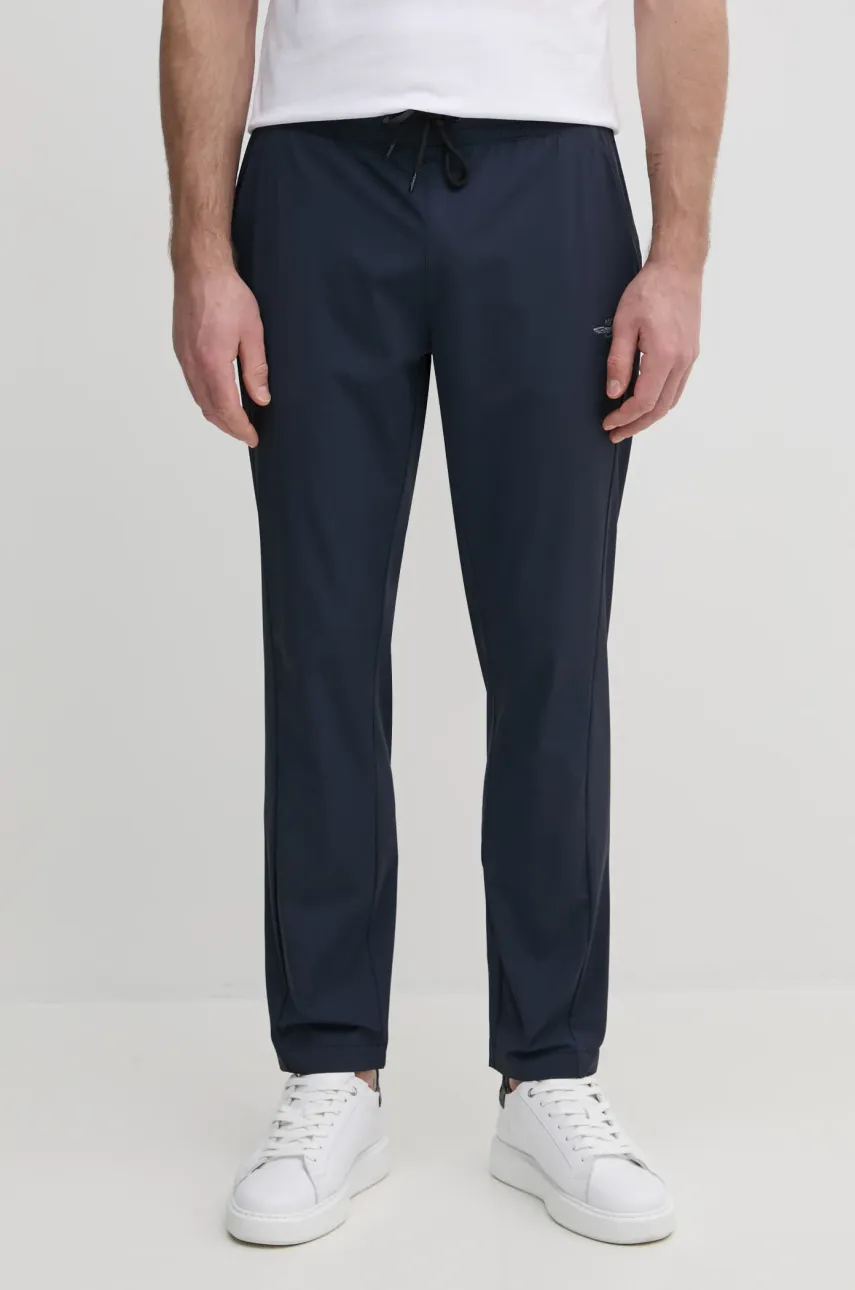 Aeronautica Militare pantaloni de trening bărbați, culoarea bleumarin, uni, PA1652CT3264