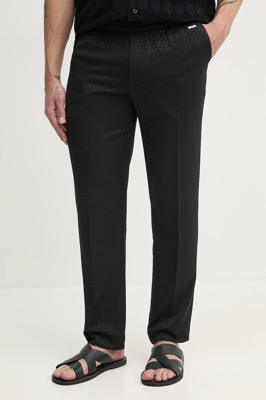 BALR. pantaloni culoarea negru, drept, B1416.1003 BALR. pantaloni culoarea negru, drept, B1416.1003
