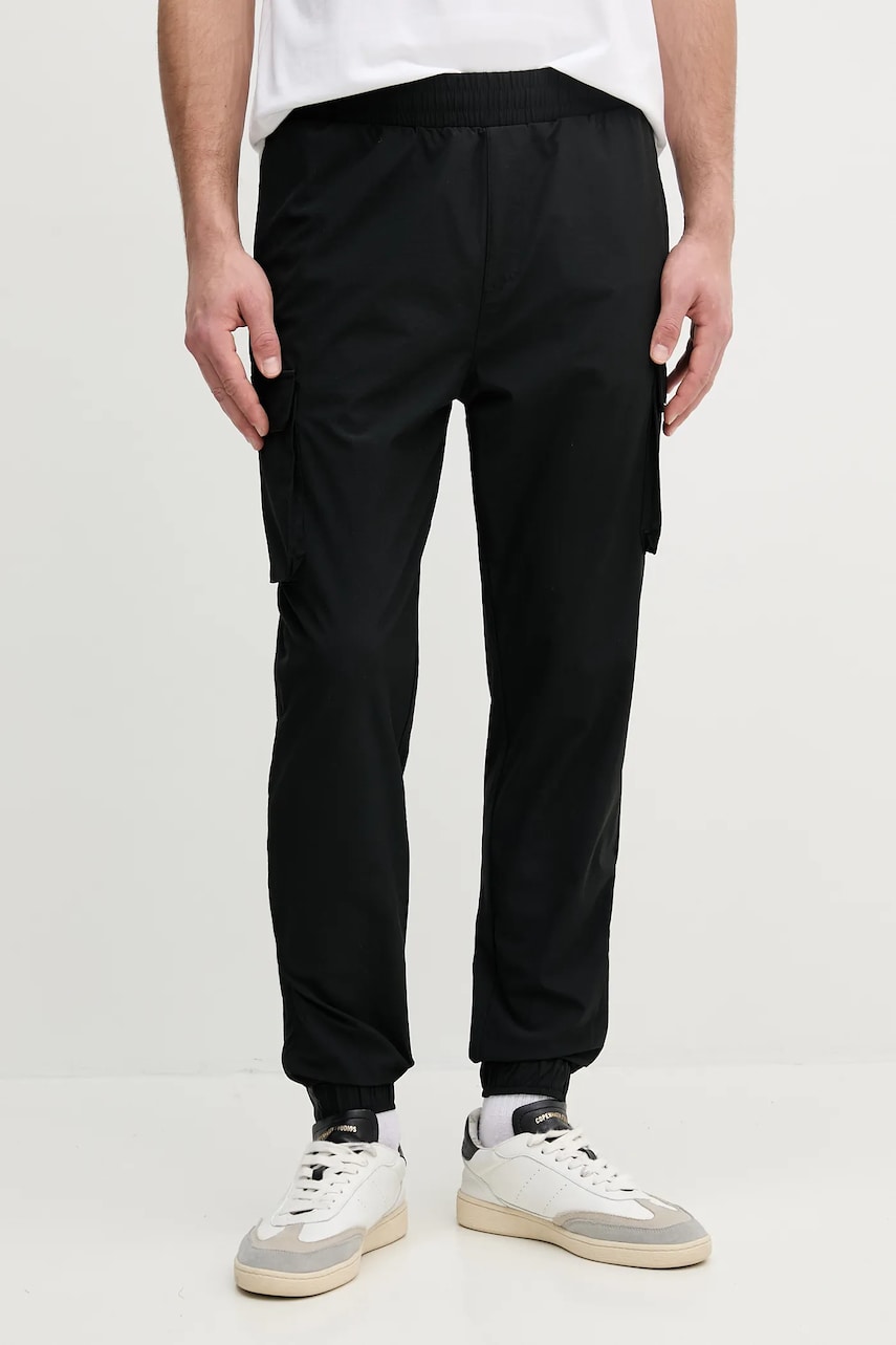 BALR. pantaloni de trening bărbați, culoarea negru, uni, B1416.1004 BALR. pantaloni de trening bărbați, culoarea negru, uni, B1416.1004