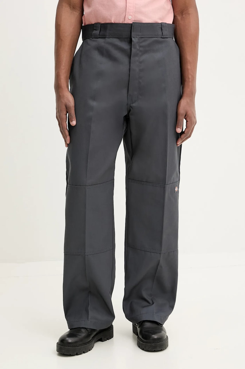 Dickies pantaloni barbati, culoarea gri, drept, DK0A4XK3CH01 Dickies pantaloni barbati, culoarea gri, drept, DK0A4XK3CH01