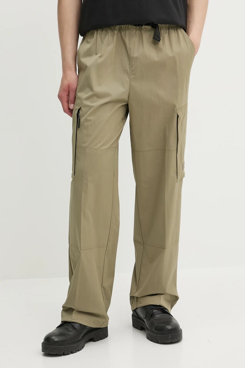 Levně Kalhoty Dickies pánské, zelená barva, ve střihu cargo, DK0A4Z370IP1