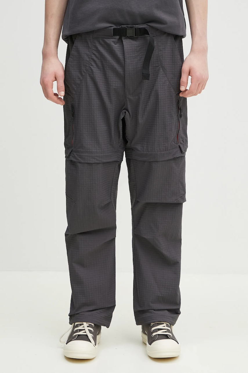Napapijri pantaloni M-Tusco barbati, culoarea gri, drept, NP0A4IDTH981