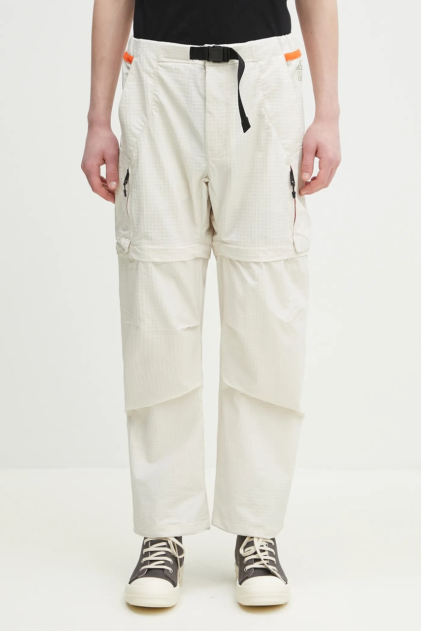 Kalhoty Napapijri M-Tusco pánské, béžová barva, jednoduché, NP0A4IDTN1J1