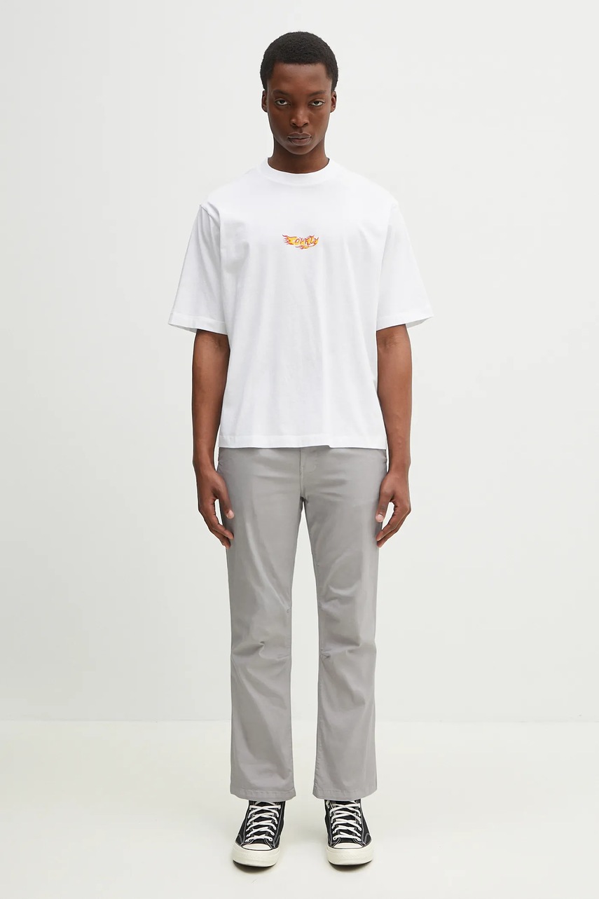 Παντελόνι Napapijri M-Massi Chino χρώμα: γκρι, NP0A4IDUH621 φωτογραφία