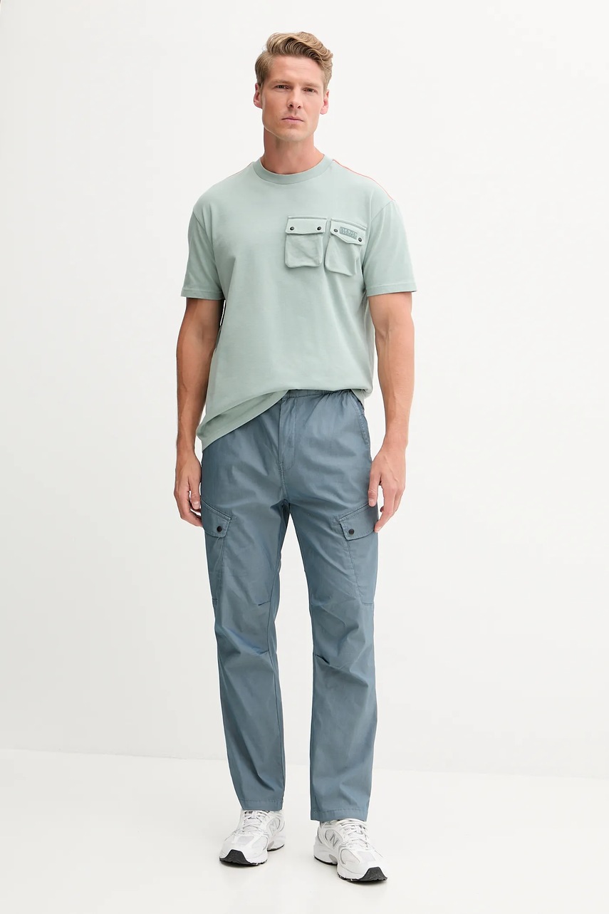 Παντελόνι Napapijri M-Senio Cargo χρώμα: μπλε, NP0A4IDVG1Y1 φωτογραφία