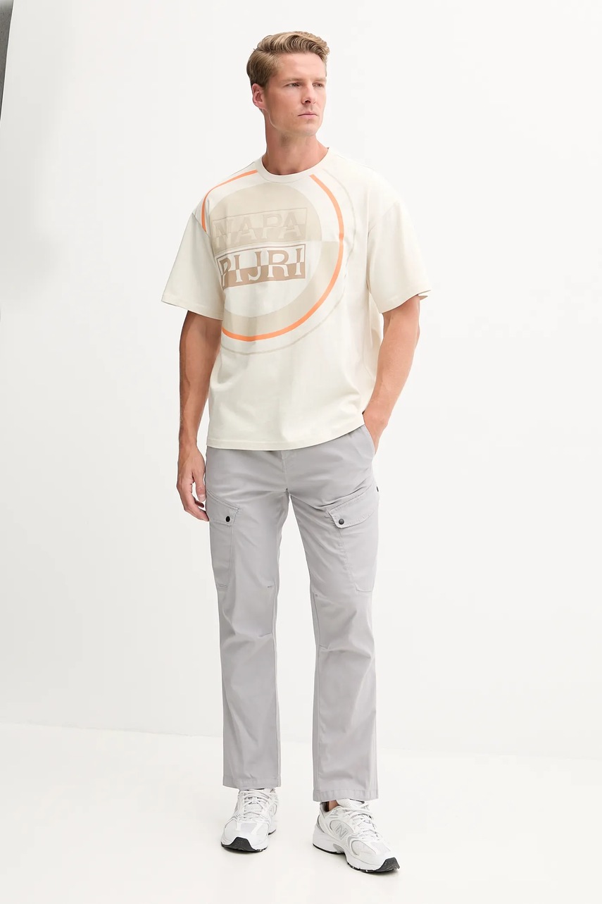 Брюки Napapijri M-Senio Cargo мужские цвет серый NP0A4IDVH621