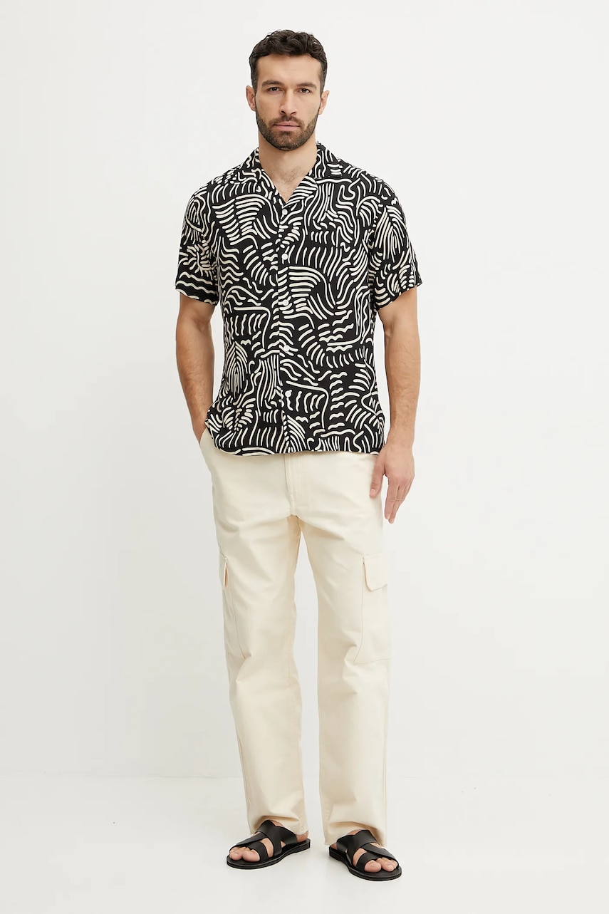 Хлопковые брюки OAS цвет бежевый прямые 5025 Хлопковые брюки OAS цвет бежевый прямые 5025