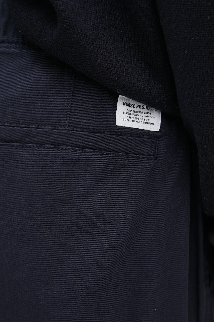 Παντελόνι Norse Projects Ezra Light Stretch χρώμα: ναυτικό μπλε, N25.0369.7004 φωτογραφία