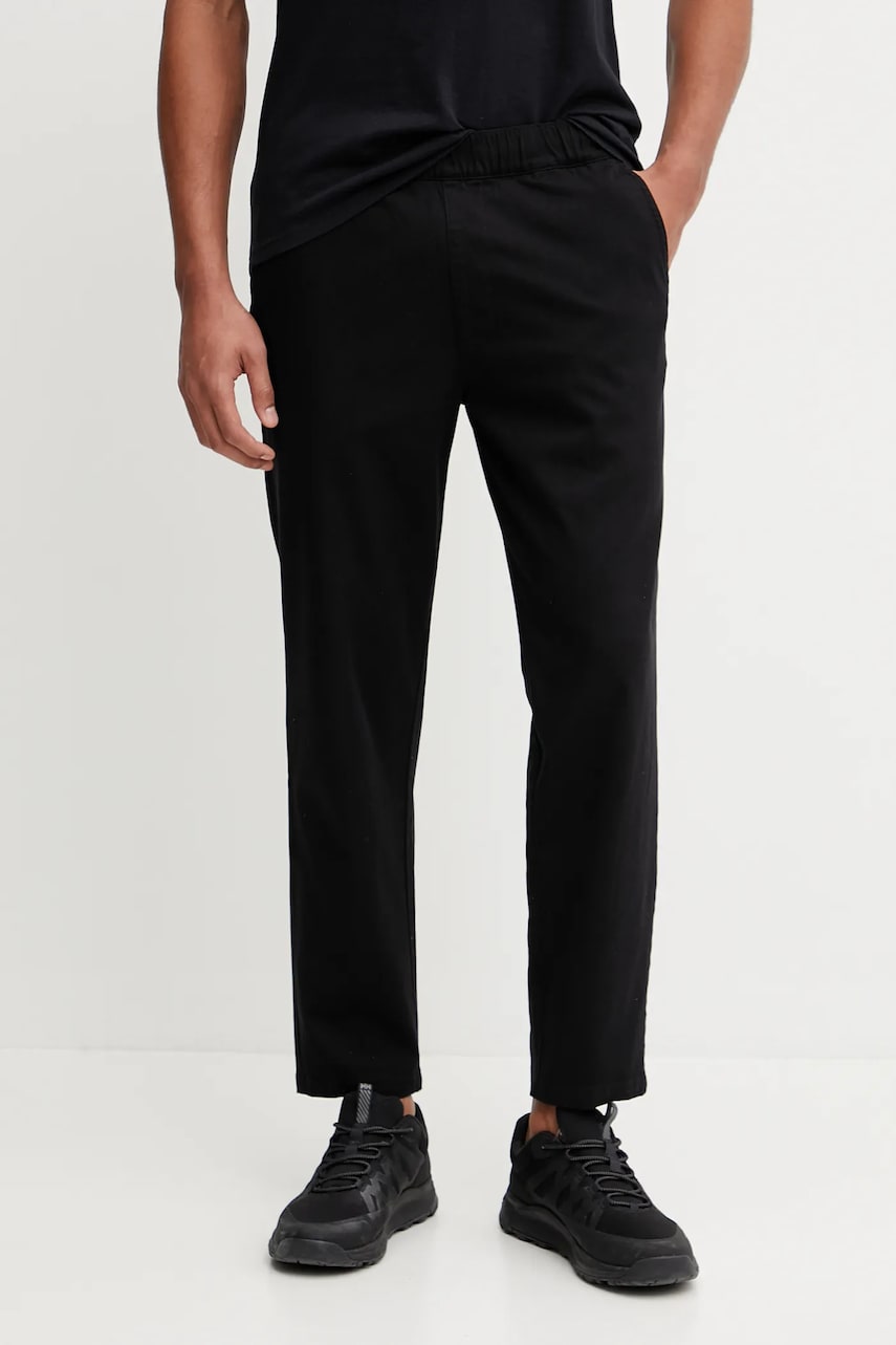 Picture pantaloni Dalaro culoarea negru, drept, MJS0084 Picture pantaloni Dalaro culoarea negru, drept, MJS0084