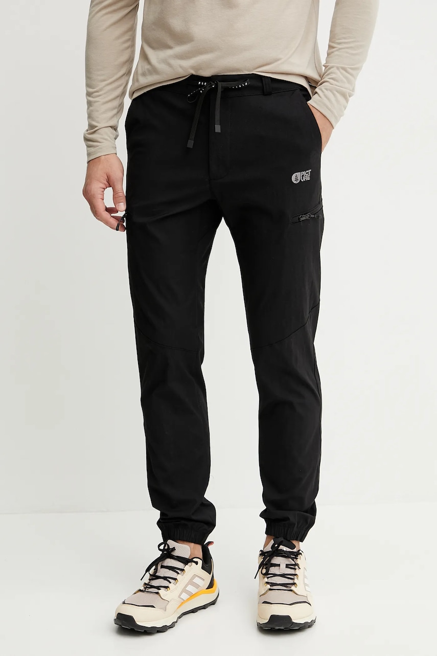 Picture pantaloni Alpho culoarea negru, MPT0180