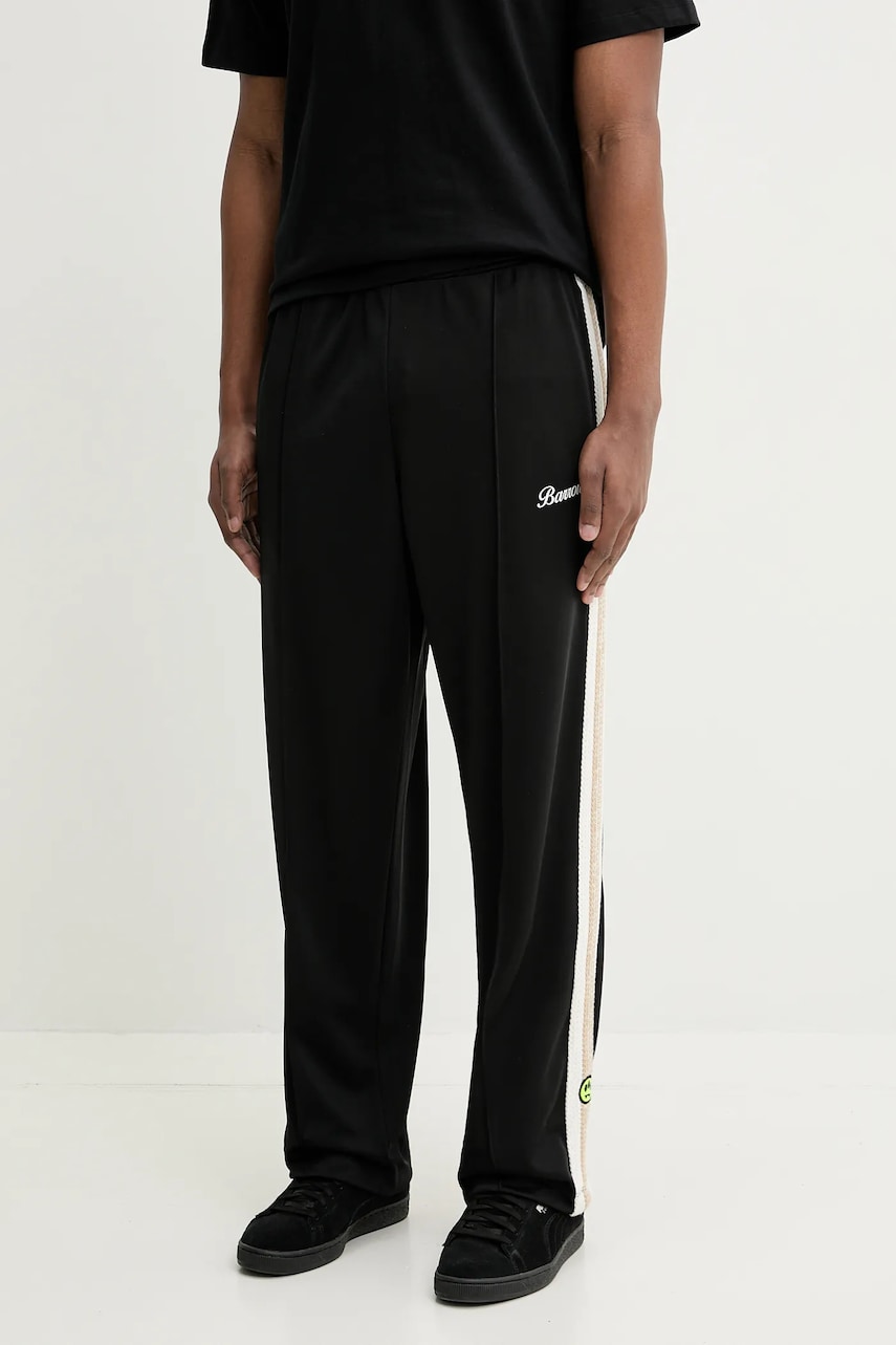 Barrow pantaloni de trening culoarea negru, cu imprimeu, S5BWUAPA016