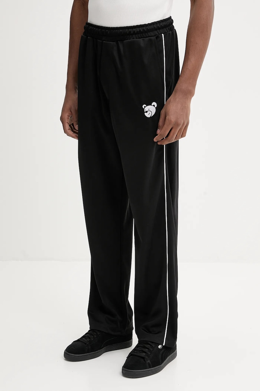 Inbetweeners pantaloni de trening culoarea negru, cu imprimeu, S5TWUAPA023 Inbetweeners pantaloni de trening culoarea negru, cu imprimeu, S5TWUAPA023