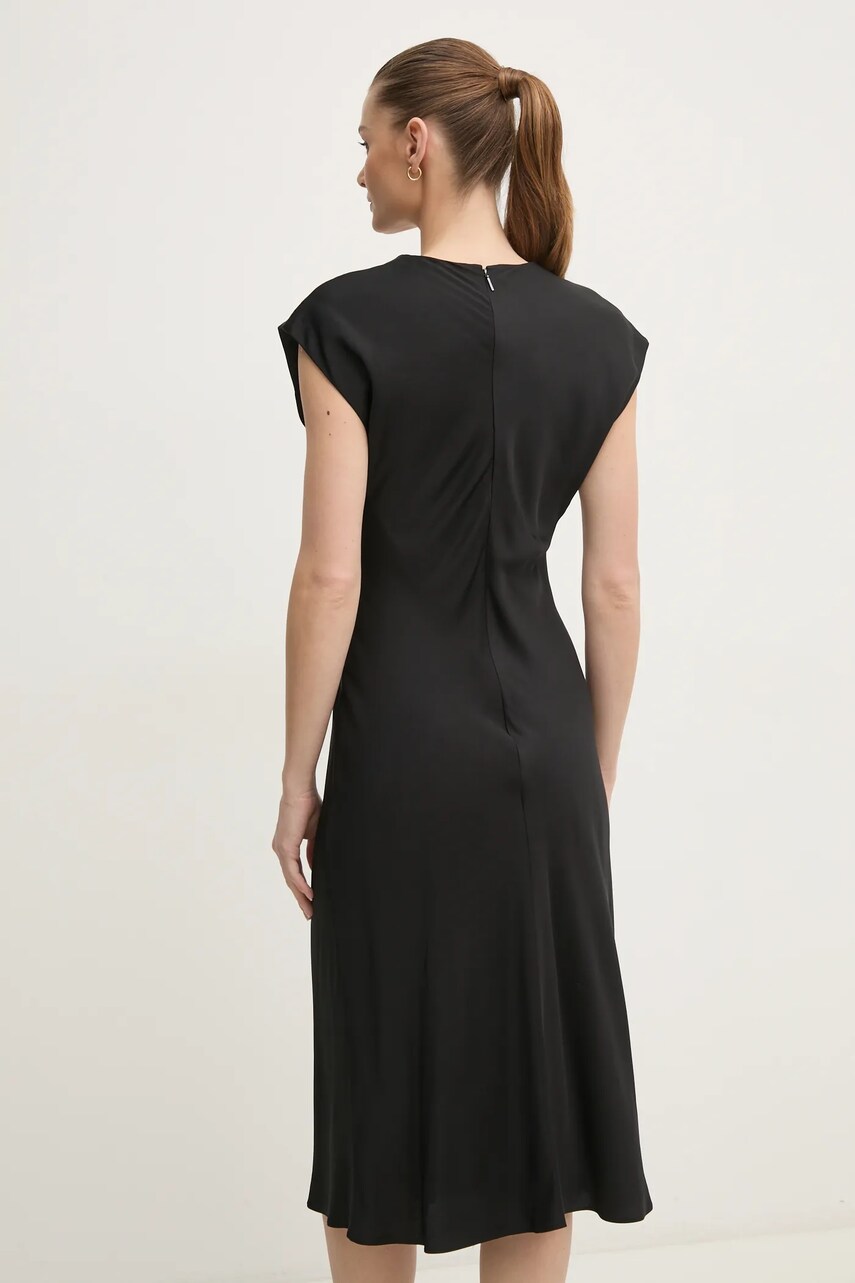 Платье Calvin Klein цвет чёрный midi прямое K20K207847 Платье Calvin Klein цвет чёрный midi прямое K20K207847