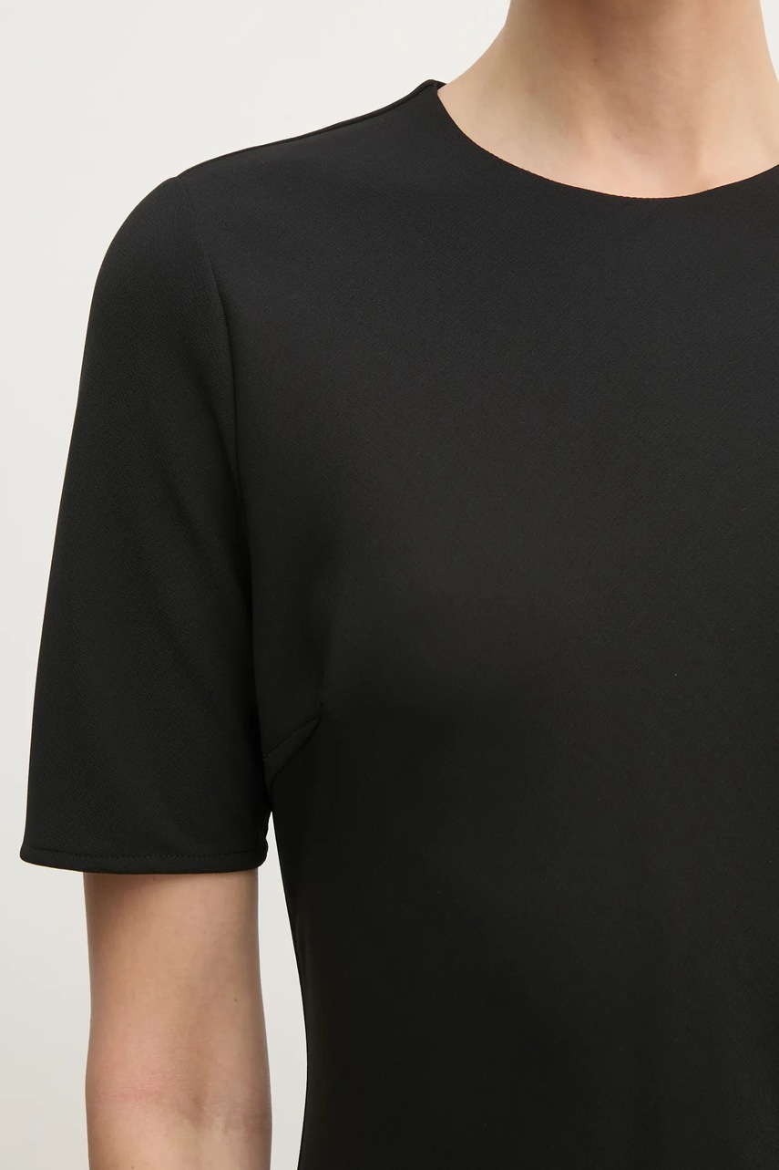 Сукня Calvin Klein колір чорний midi розкльошена K20K207869