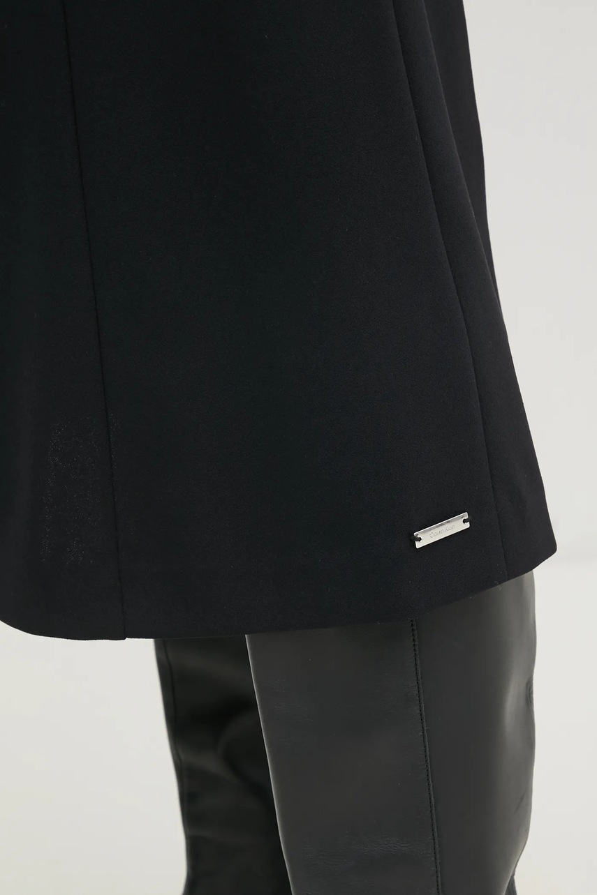 Сукня Calvin Klein колір чорний midi розкльошена K20K207893 