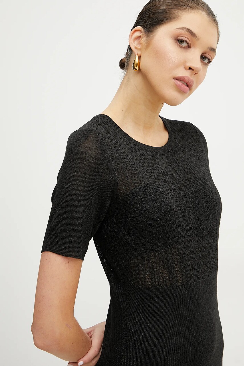 Сукня Armani Exchange колір чорний mini облягаюча XW001183 AF11957