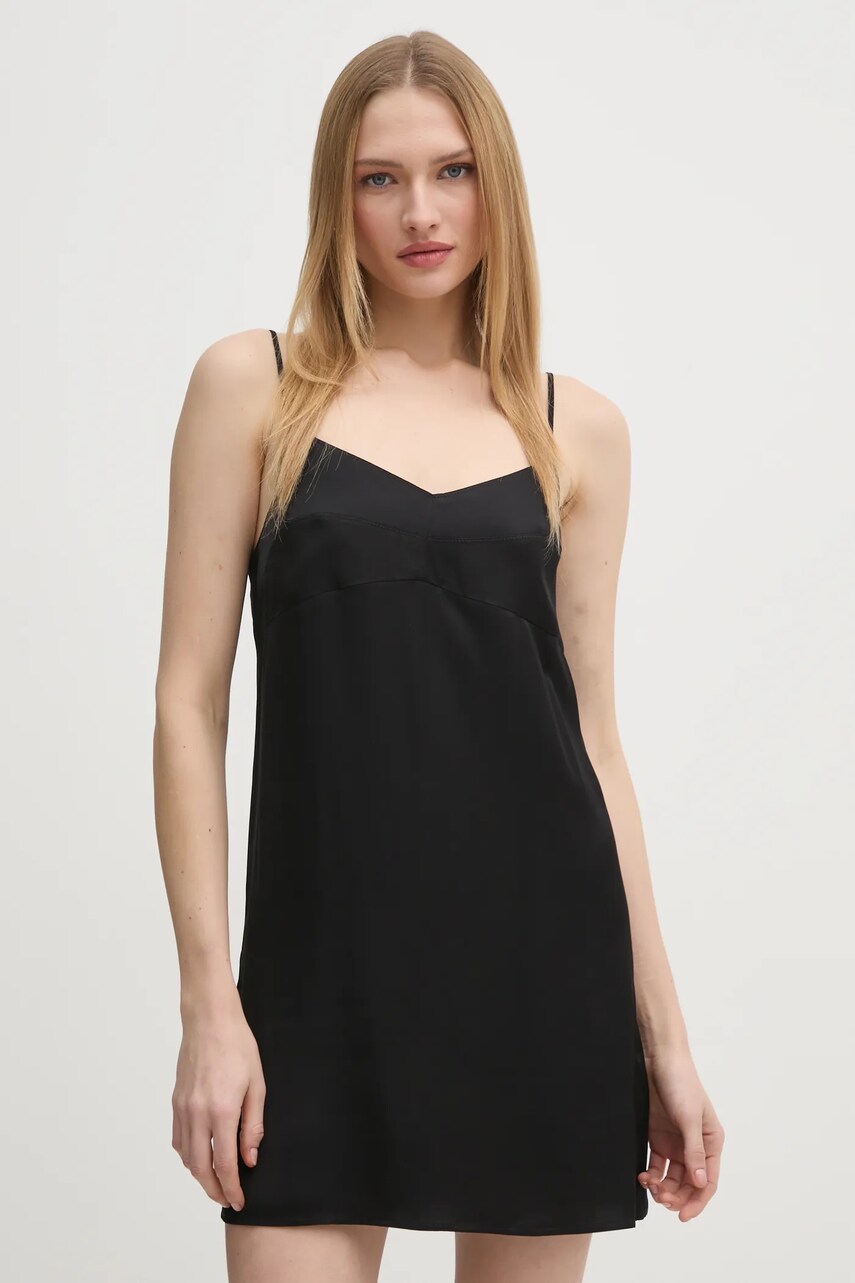 Levně Šaty Calvin Klein Jeans černá barva, mini, J20J224817