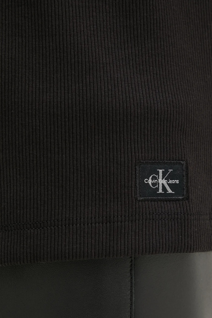 Сукня Calvin Klein Jeans колір чорний midi облягаюча J20J224830 