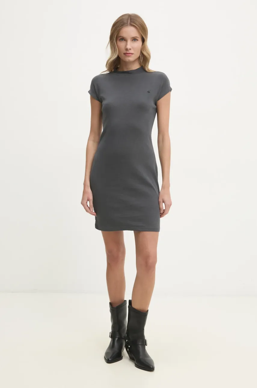 Bavlněné šaty Calvin Klein Jeans