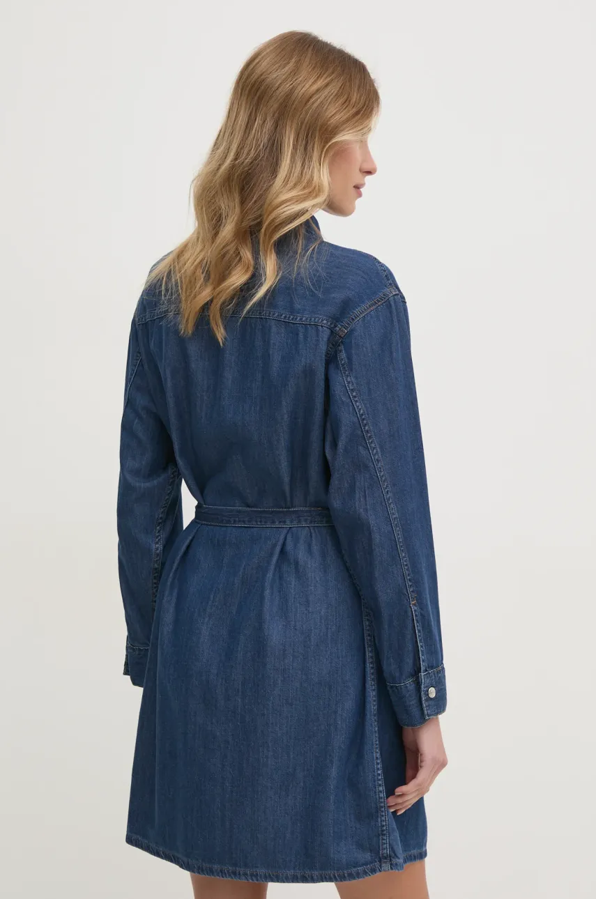 Джинсовое платье Calvin Klein Jeans mini oversize J20J225008 Джинсовое платье Calvin Klein Jeans mini oversize J20J225008