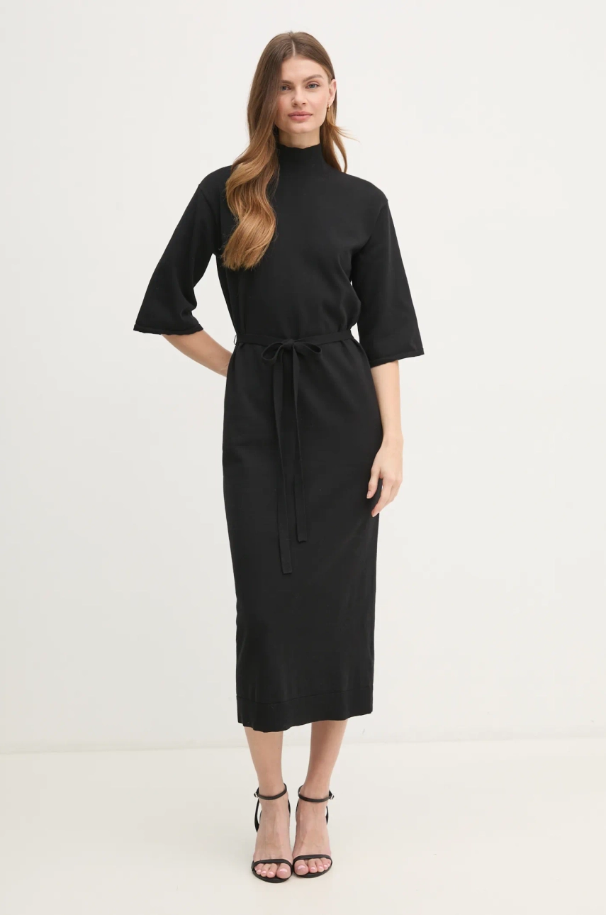 Joop! rochie culoarea negru, maxi, dreaptă, 30044781 10018908