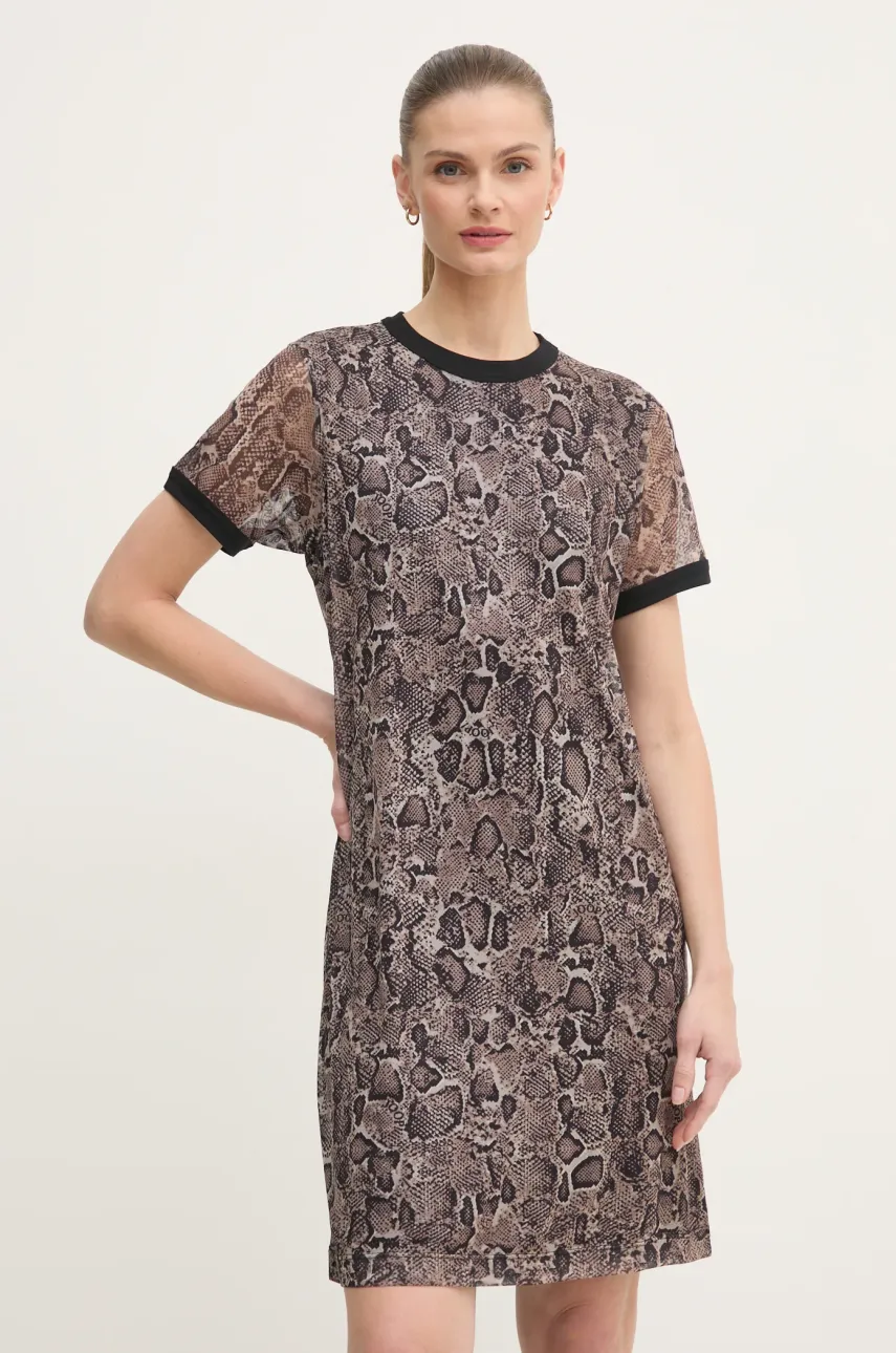 Joop! rochie culoarea maro, mini, dreaptă, 30044808 10015646