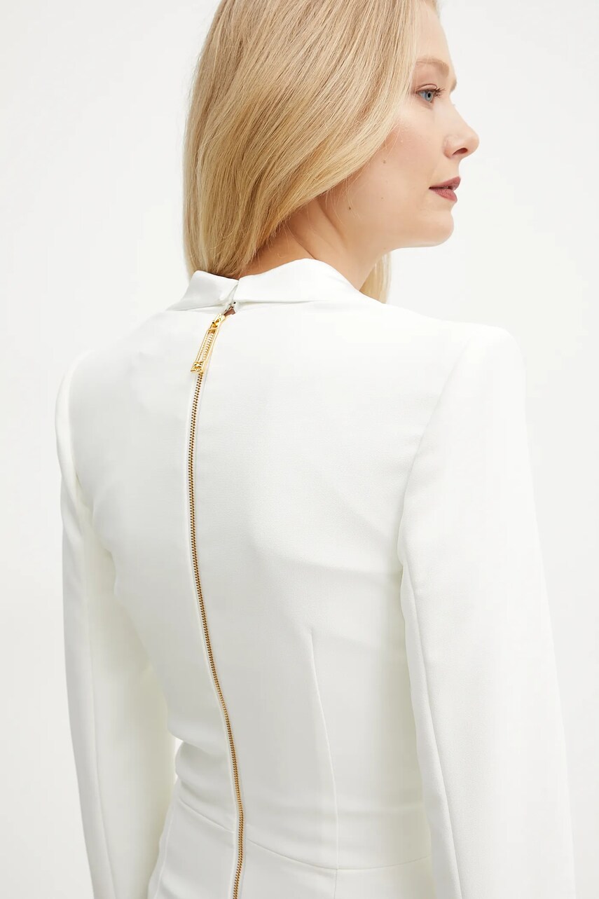 Сукня Elisabetta Franchi колір бежевий mini пряма AB70951E2