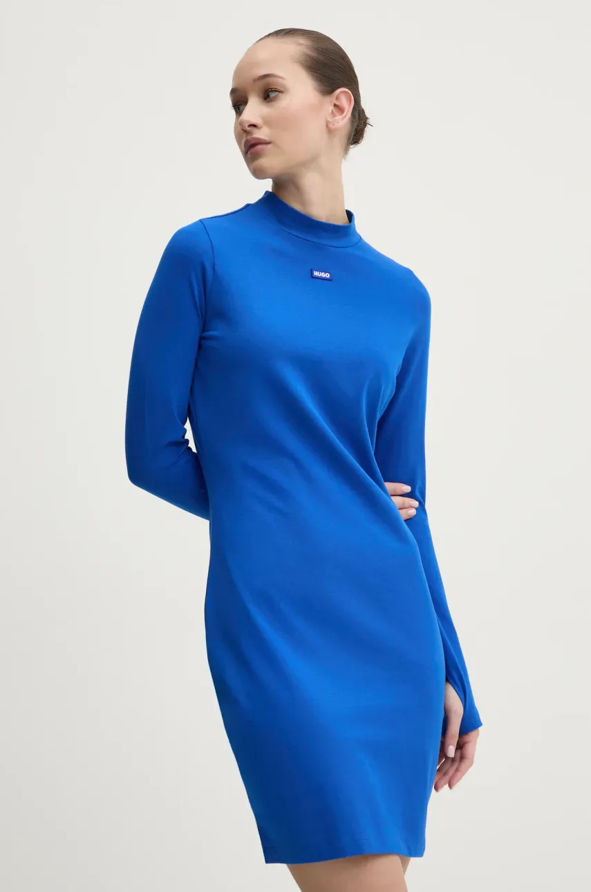 Hugo Blue rochie mini, mulată, 50531138