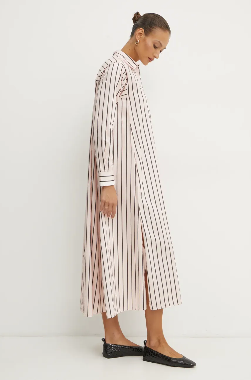 Хлопковое платье Forte Forte цвет оранжевый maxi прямое 13614.my dress Хлопковое платье Forte Forte цвет оранжевый maxi прямое 13614.my dress
