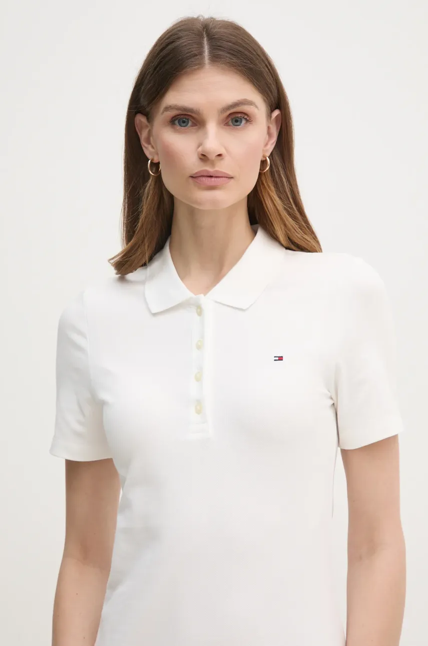 Tommy Hilfiger šaty bavlnené s elastanom